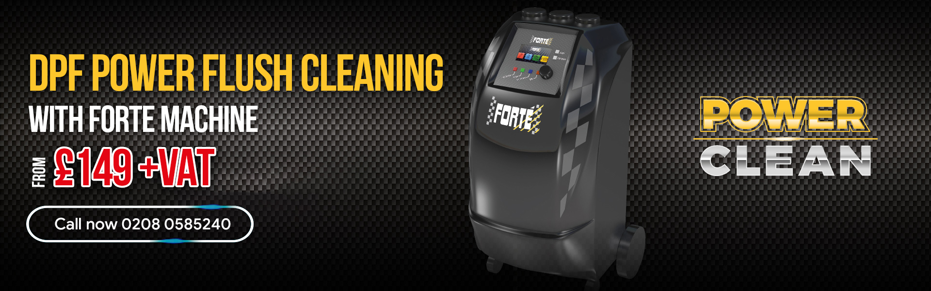 DPF Power Flush Machine